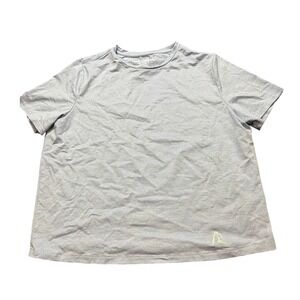 Rhoback Light Blue Performance Ladies' Tee Shirt Athletic Stretch Size Large